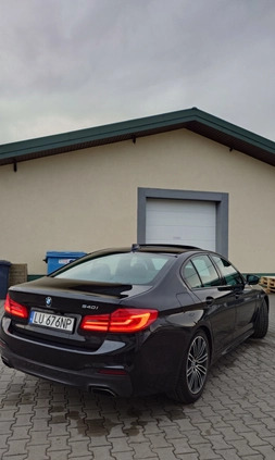 BMW Seria 5 cena 183000 przebieg: 59000, rok produkcji 2018 z Lublin małe 154